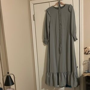 Elegant green Maxi Dress